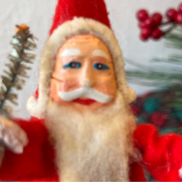 Vintage Japan Belsnickel Santa Claus Figurine- Standing on Base St. Nicholas #2 - Picture 13 of 16